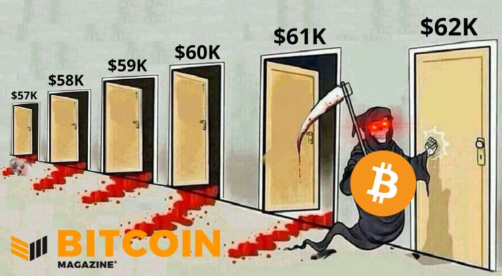 Bitcoin a por los 62k