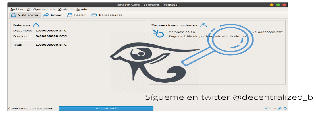 crear una watch-only wallet’ en Bitcoin Core